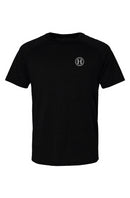 Happiness Through Hypertrophy Raglan shirt