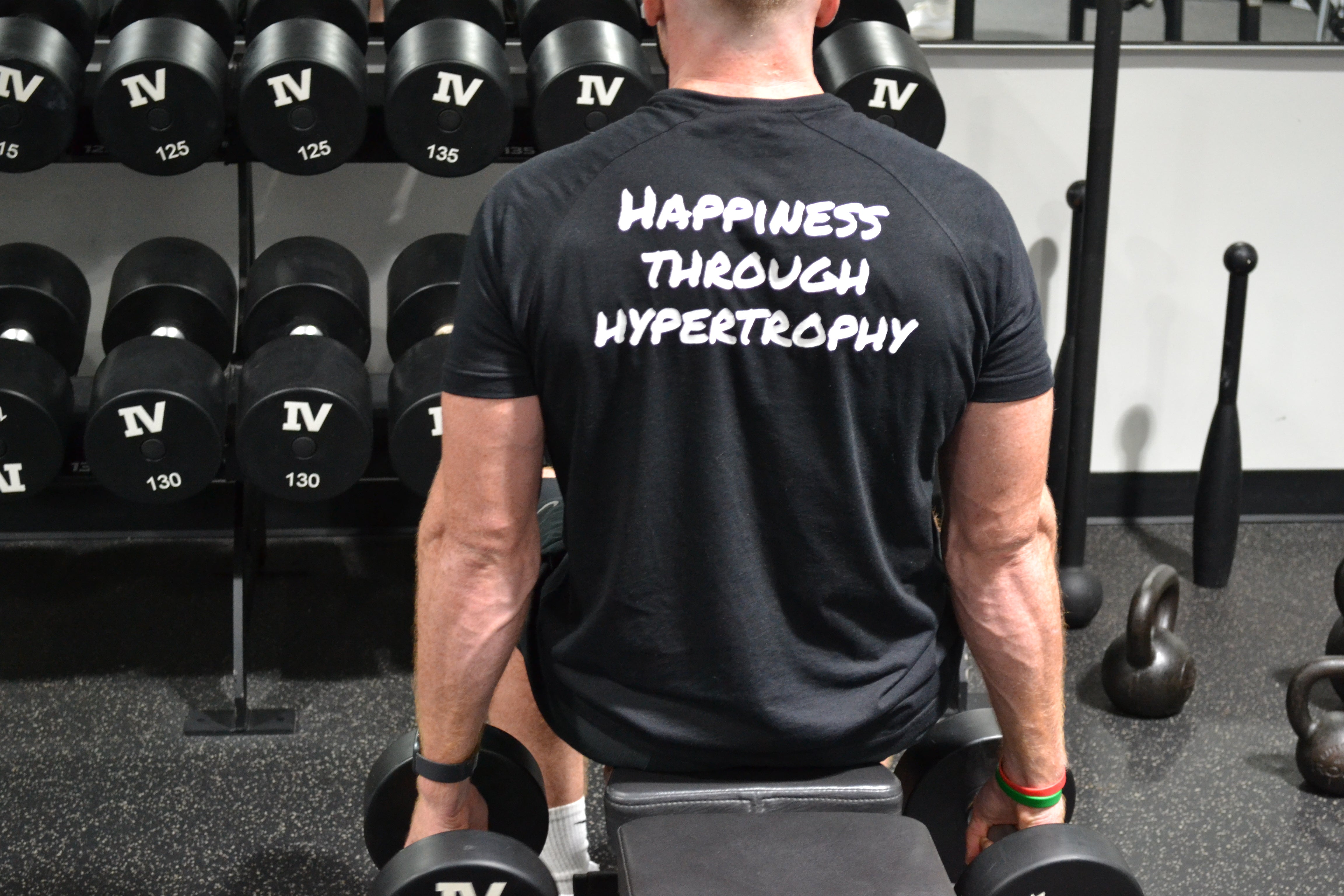 Happiness Through Hypertrophy Raglan Cut